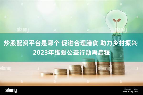 炒股配资平台是哪个 促进合理膳食 助力乡村振兴 2023年维爱公益行动再启程